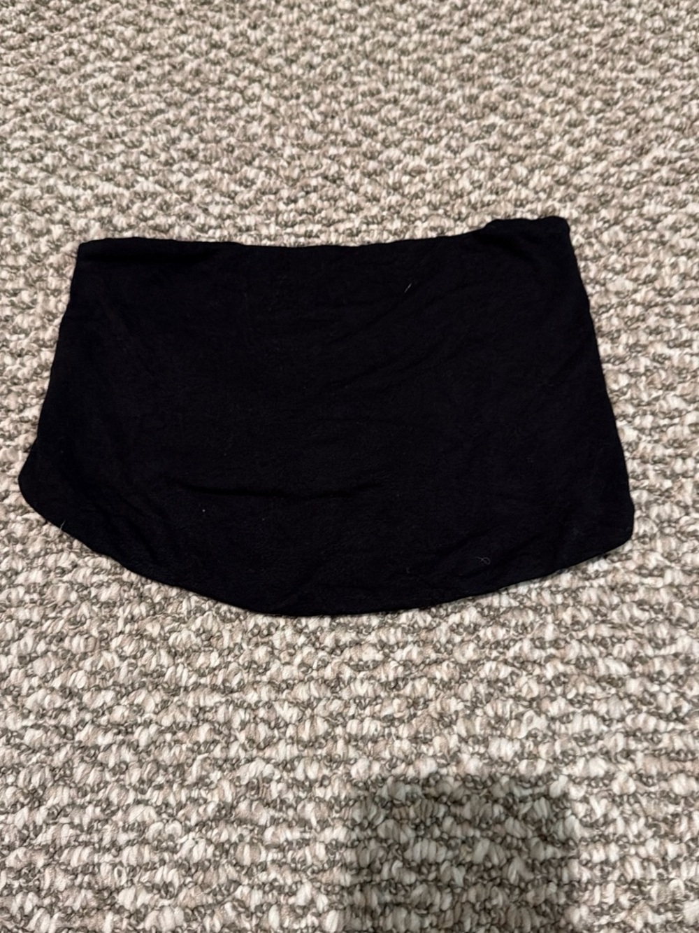 Free People Black Mini Bandeau Skirt